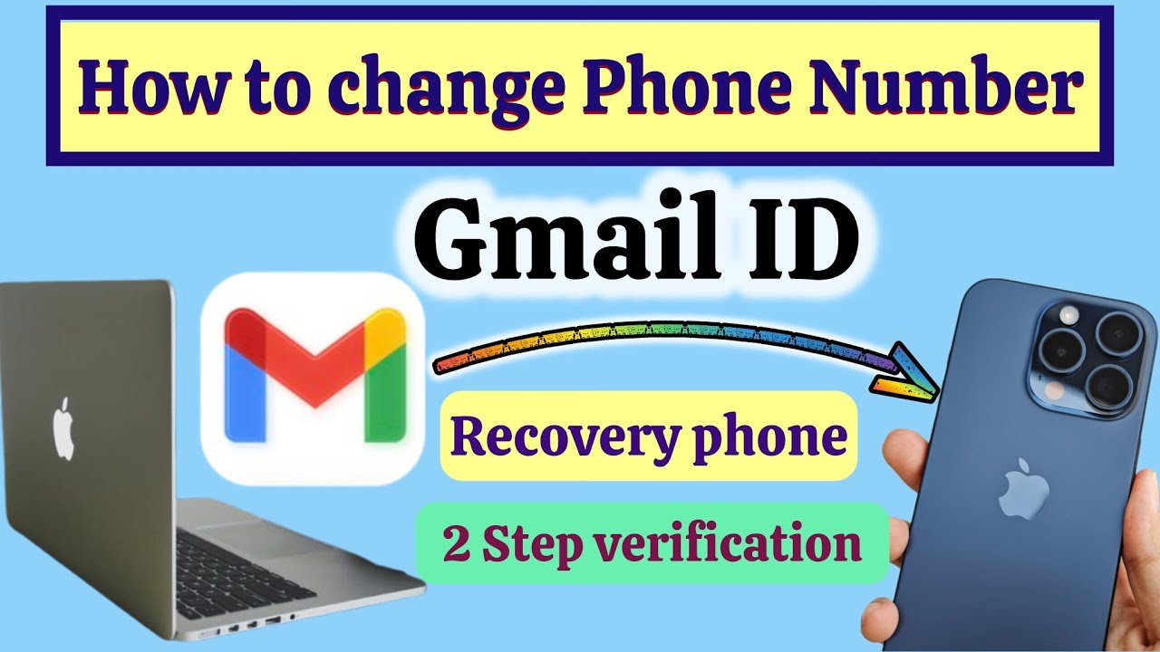 How to change or delete Gmail id phone numbers  2026 |Recovery & 2-StepVerification