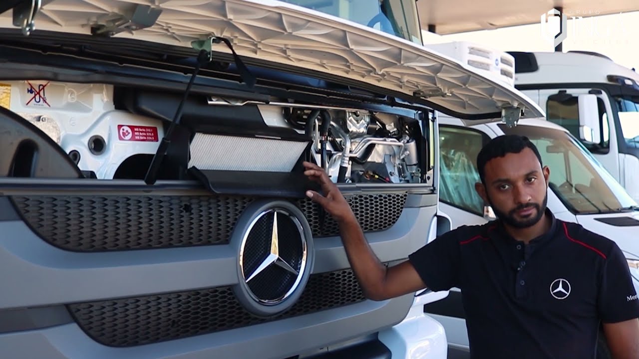Grupo Ingá Veículos -7 Pontos do Axor - Mercedes- Benz. | 1. Parte Frontal.