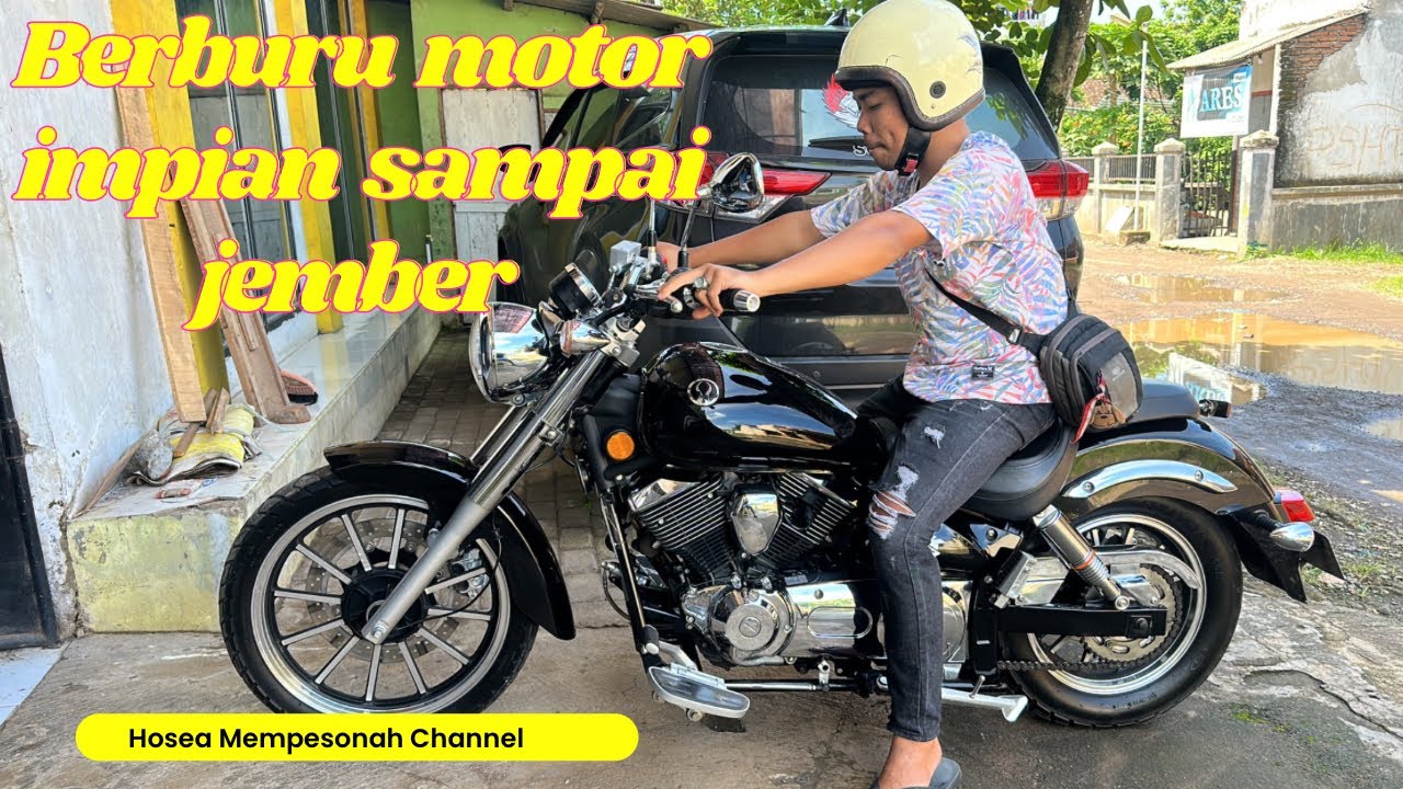 Berburu Motor Impian Sampai Jember SM V16 super Ganteng