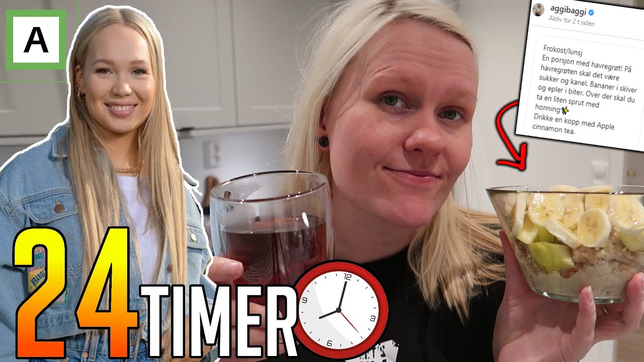 AGNETE SABA BESTEMMER HVA JEG SKAL SPISE I 24 TIMER!