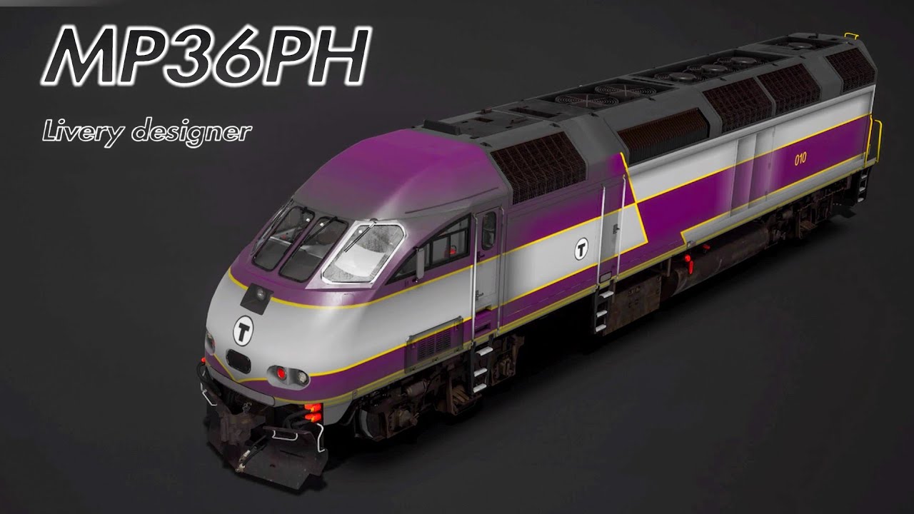 MP36PH (TSW2/ PS4) MBTA on livery designer - Time Elapse