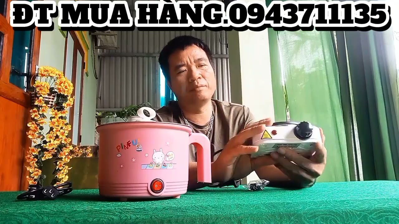 BẾP ĐIỆN HỒNG NGOẠI MINI GIA ĐÌNH CA ĐIỆN NẤU LẨU NẤU MÌ CAO CẤP 