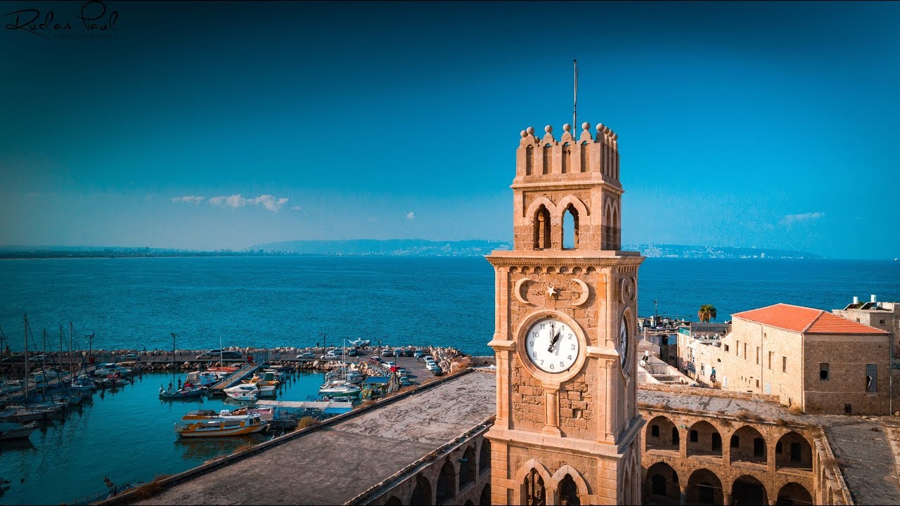 Acre, Israel. Aerial Drone Video in 4K. Amazing drone shots