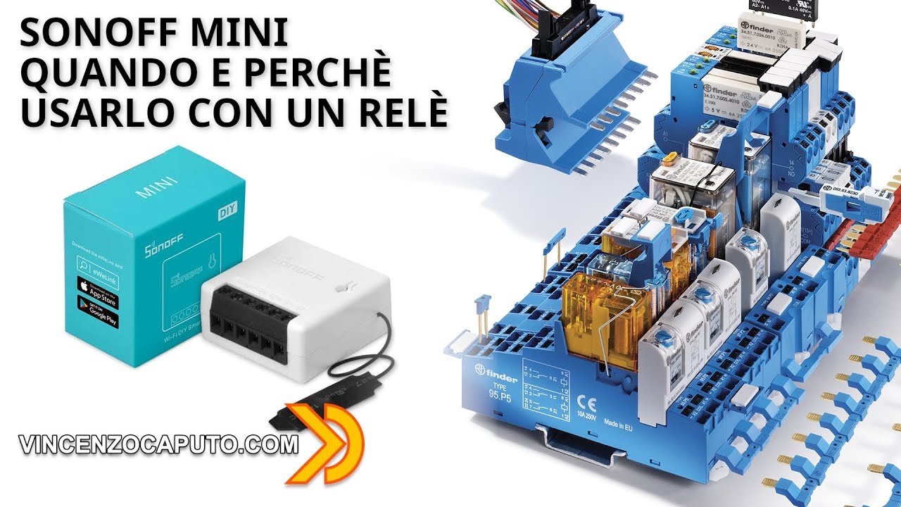 Sonoff MINI - quando e perché usarlo con un relè!