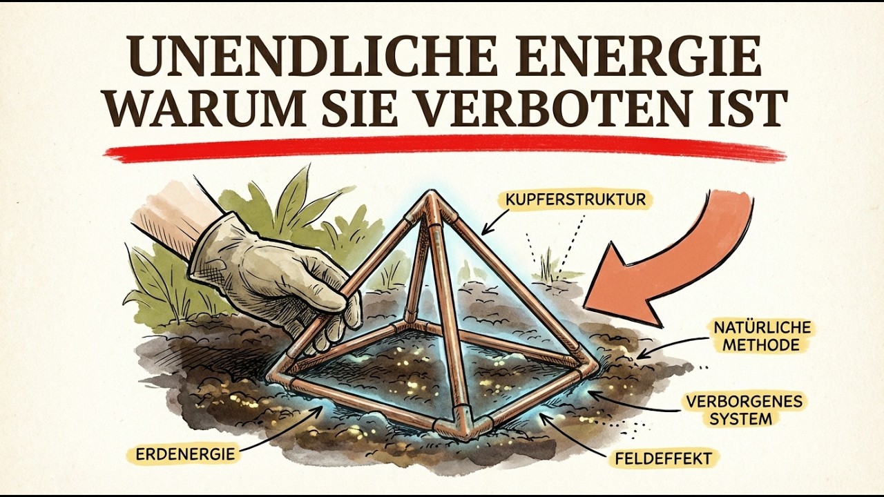 Wenn man Kupfer so biegt, entsteht &bdquo;unendliche Energie&ldquo; &mdash; das Geheimnis des &bdquo;elektrischen Bodens&ldquo;