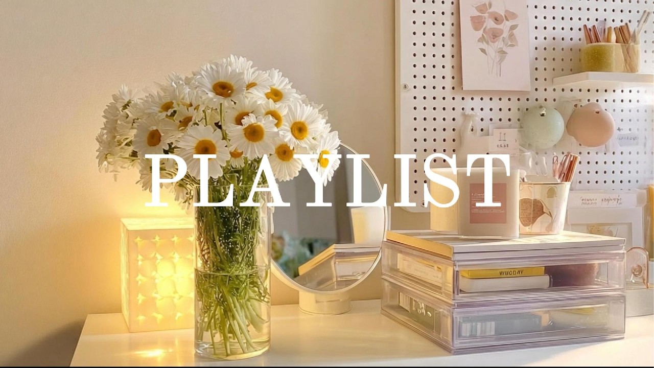 [Playlist] 책상 정리하다가 기분까지 정돈됨조용히 집중 잘 되는 감성 팝 🤍🎧