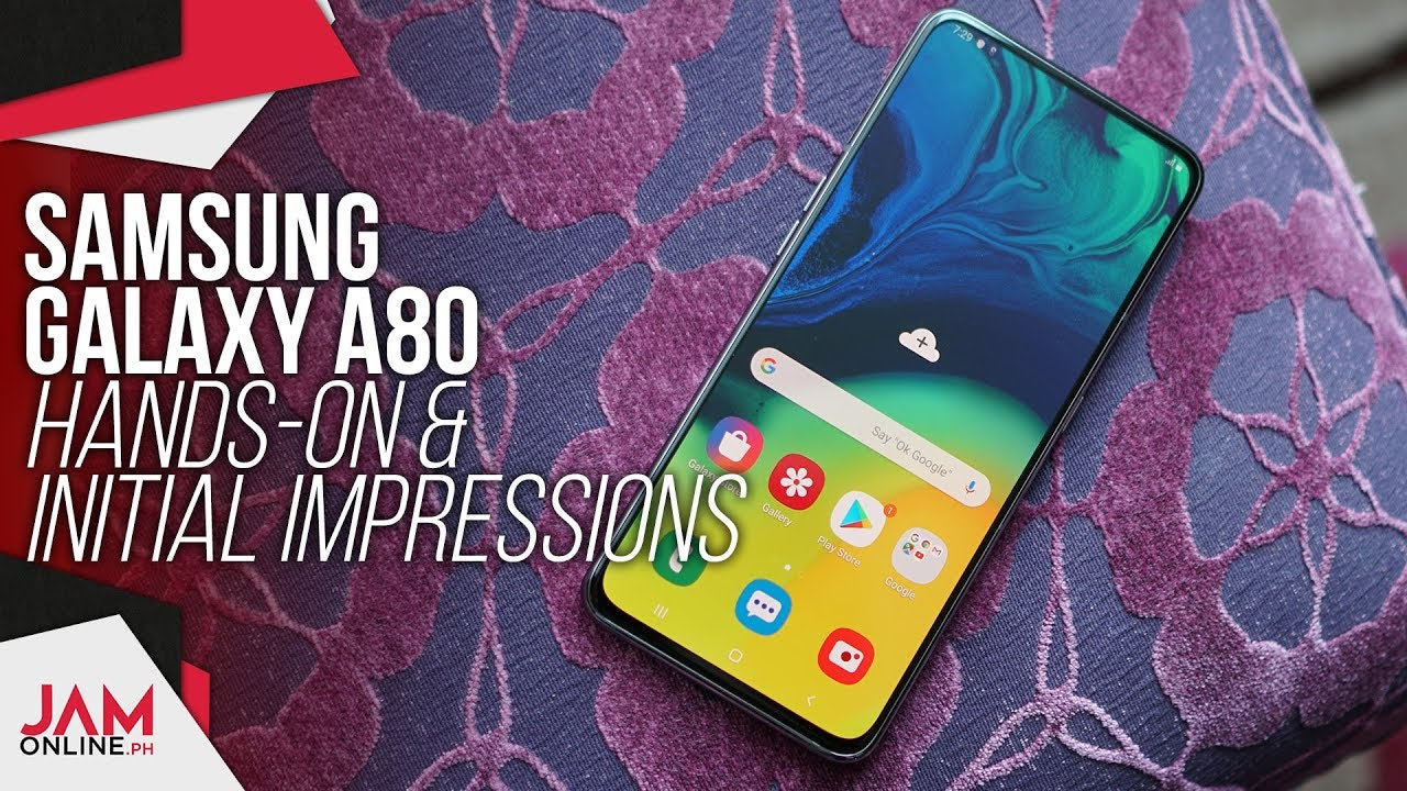 Samsung Galaxy A80 Hands-on and Initial Impressions