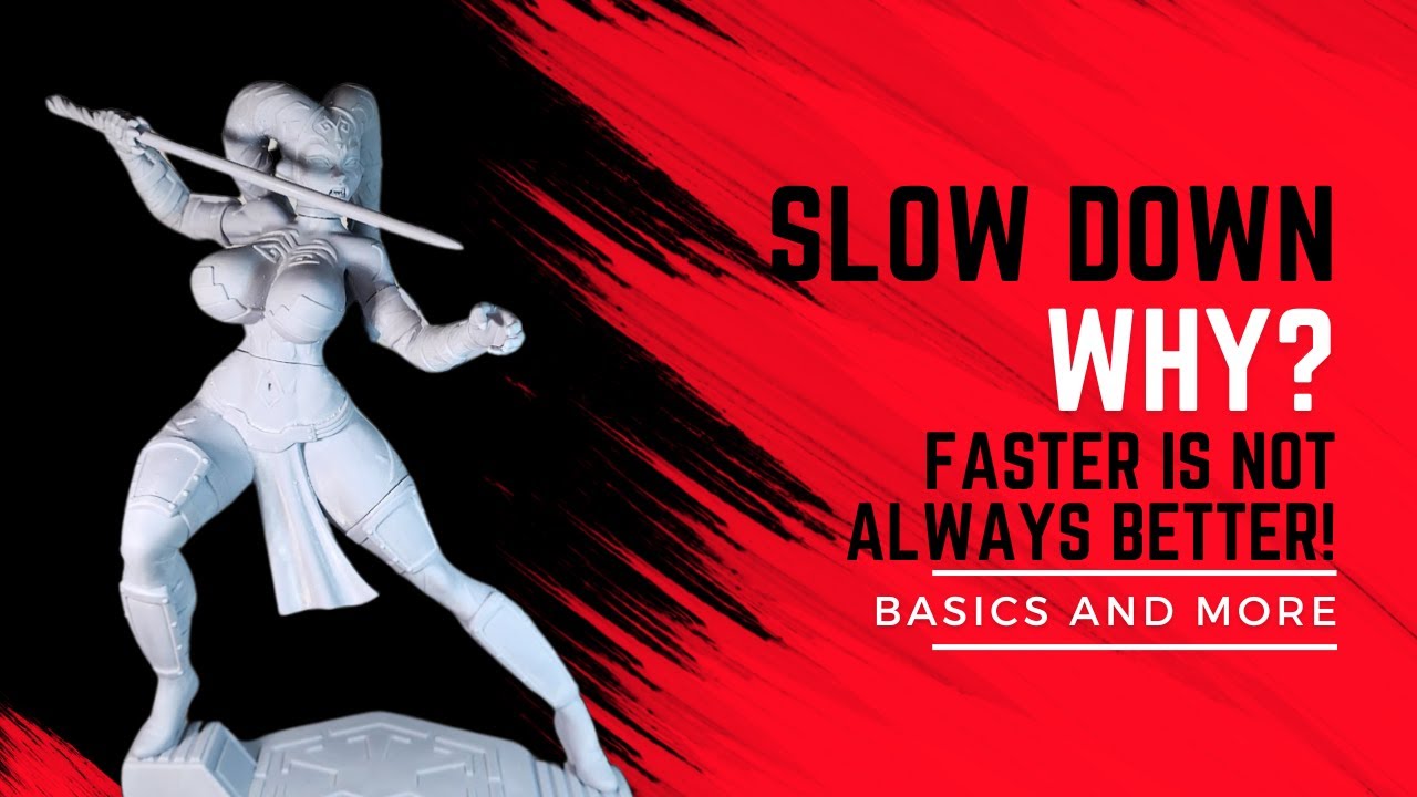 PrintMyMini 3D Printing tutorials Slow it down Because a failed print is still time wasted