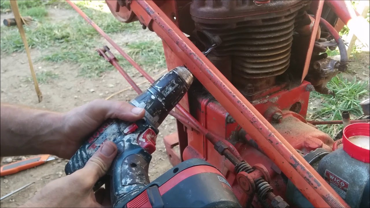 73 Gravely C8 Custom Convertible part 4 cracked exhaust manifold