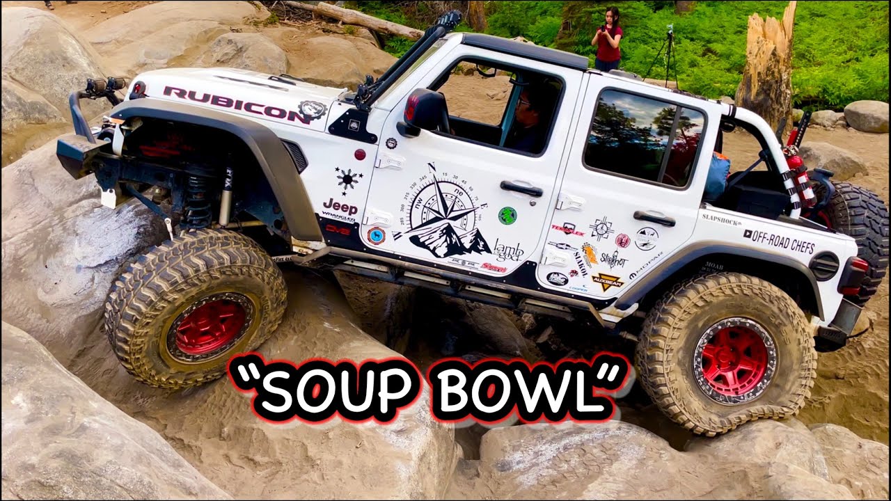 4K Ultra HD | Uncut Rubicon Trail | Jeep Takes on Soup Bowl — No Edits, No Filters