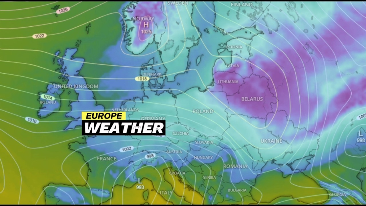 European Weather | GFS Model in 850 hPa February 23, 2026 | Temperature in Europe