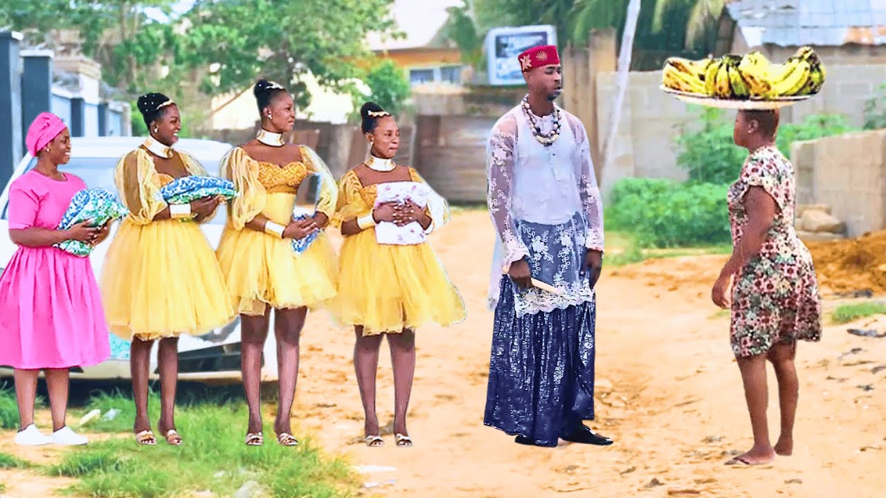 Billionaire Prince Found His Dream Wife In A Poor Plantain Seller On D Street | Nigerian Movie