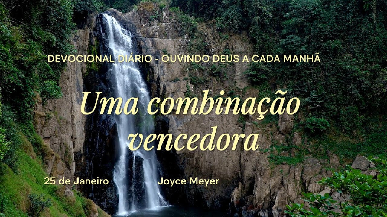 UMA COMBINAÇÃO VENCEDORA - 25 DE JANEIRO