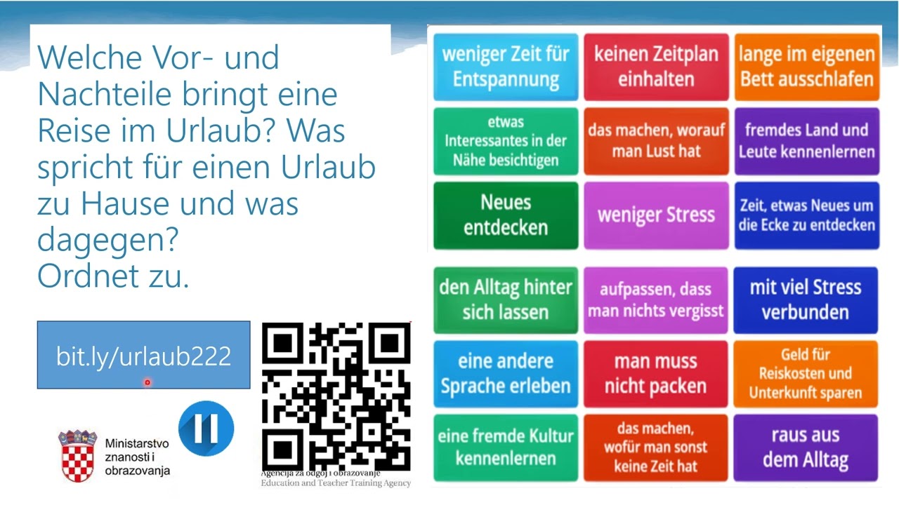 Njemački jezik 3. r. SŠ - Oder lieber zu Hause bleiben?