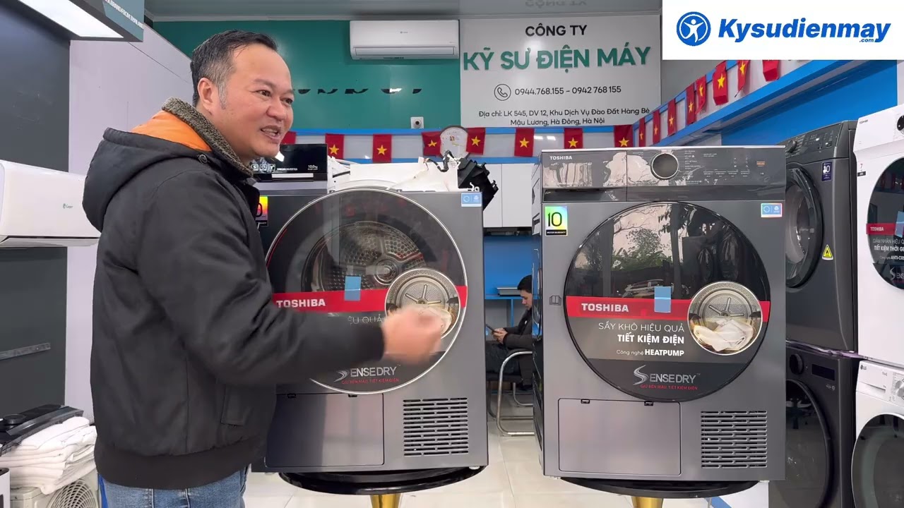Máy sấy bơm nhiệt Toshiba: Giá rẻ có đi đôi với chất lượng?