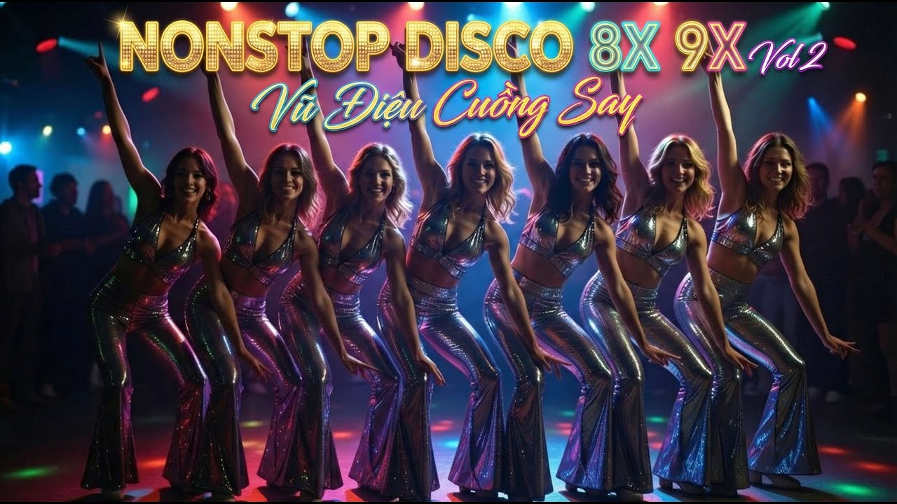 NONSTOP DISCO 8X 9X Vol 2 - Vũ Điệu Cuồng Say - Liên Khúc Nhạc Sàn Huyền Thoại Bass Cực Căng