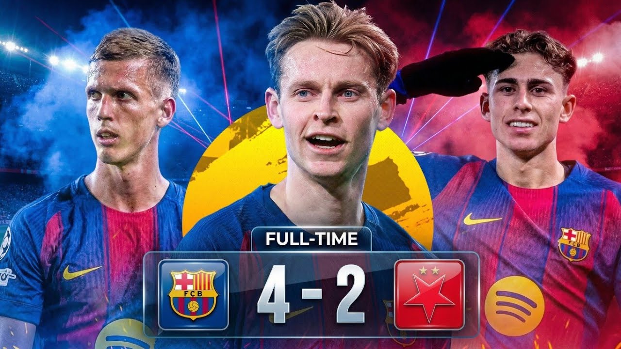 CAN BARCELONA QUALIFY FOR UCL TOP 8..! BARCA 4-2 BIG WIN