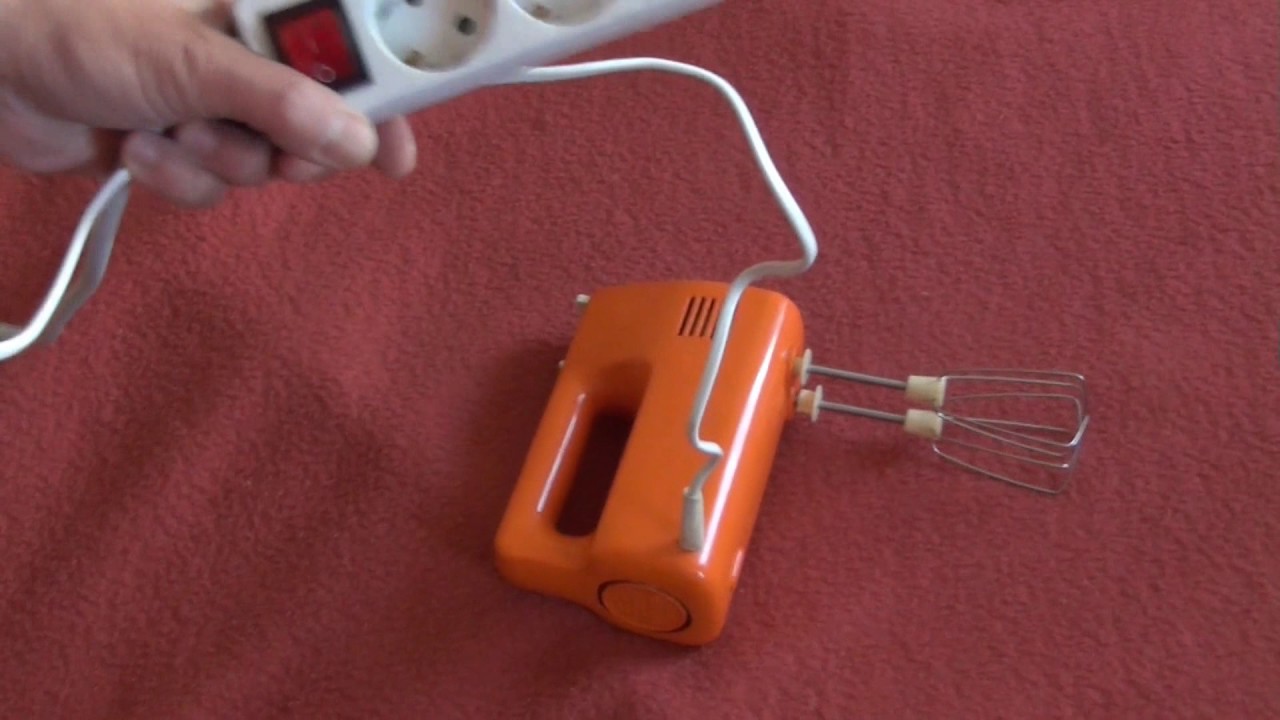 Funktionsprüfung RG 28, DDR Handrührgerät, Handmixer