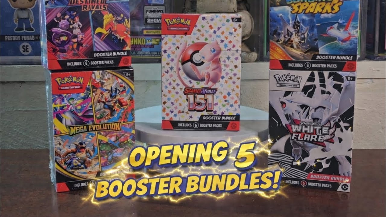 Opening 5 Booster Bundles of Pokemon Cards! 