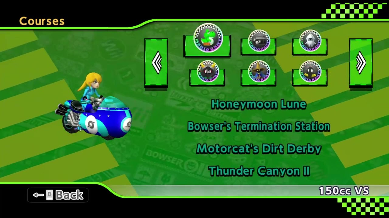 Mario Kart Wii (Deluxe) Custom Tracks - 150cc (1 Player) #329 with Zero Suit Samus