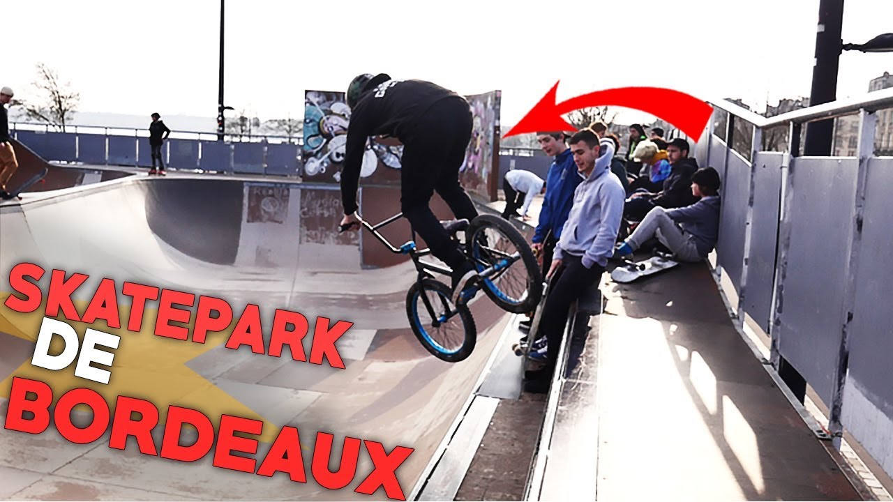 ON RIDE LE SKATEPARK DE BORDEAUX EN BMX ! - minivlog #2