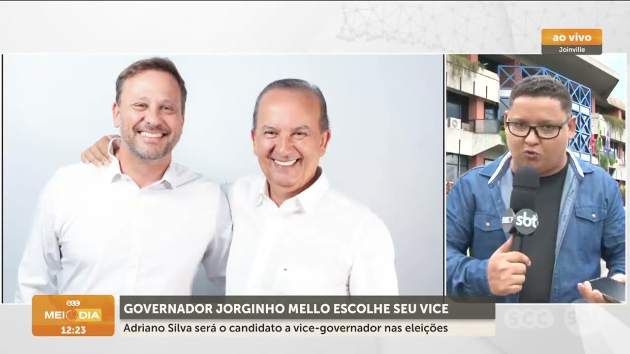 Adriano Silva será o candidato a vice-governador nas eleições | Política | SCC Meio-Dia