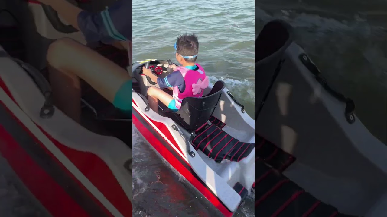 RUSH WAVE BOAT，The waves are coming Electric Mini jet boat #rushwave  #kartboat #rushwave boat