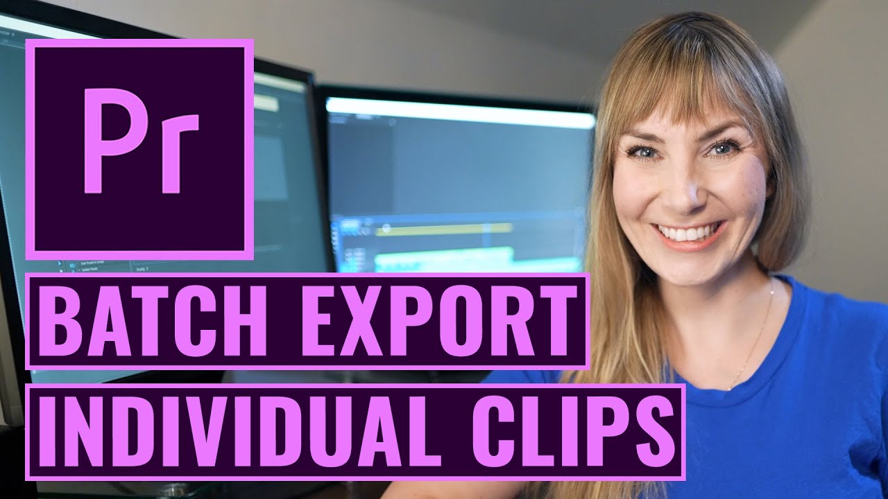 Как выполнить пакетный экспорт отдельных клипов в Premiere Pro CC