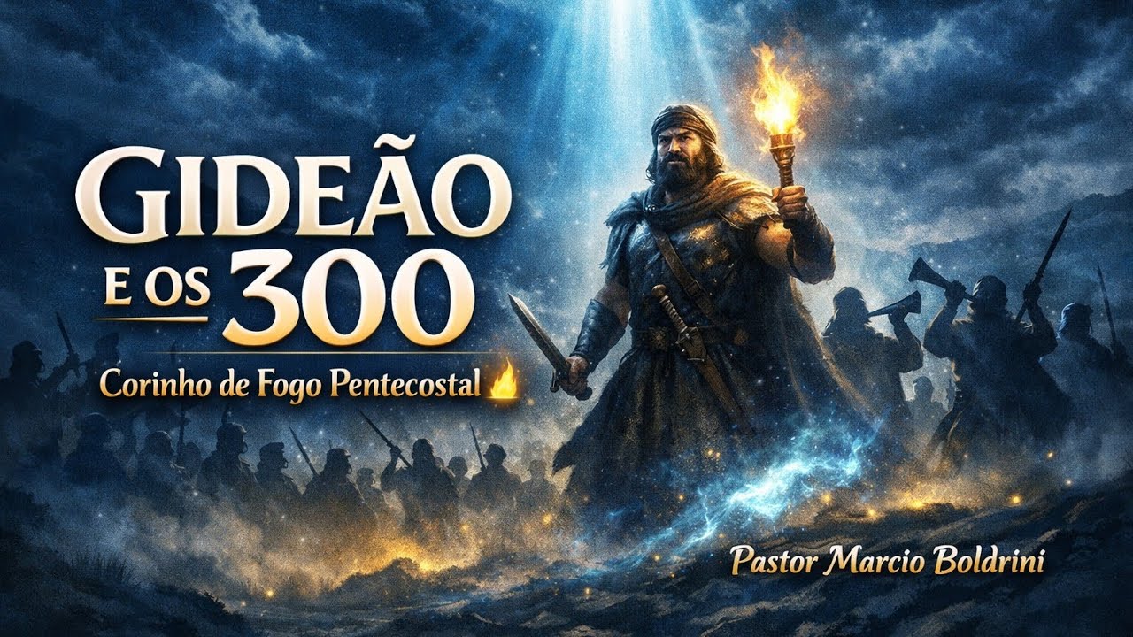 Gideão e os 300 /Corinho de fogo Pentecostal/Pastor Marcio Boldrini/Ministério de Avivamento 
