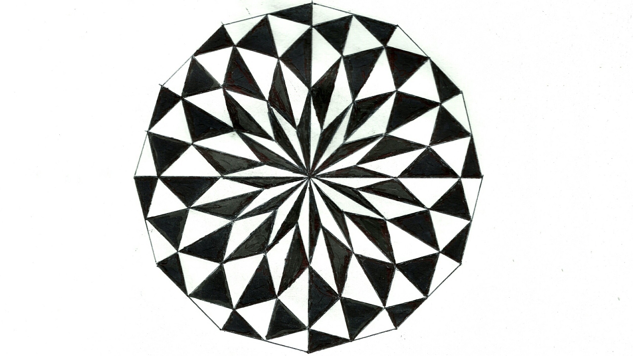 SPIRAL Geometric Shapes How to Draw | Art Tutorial step by step #DreoMandalaSeries #AlwaysGeoDreo
