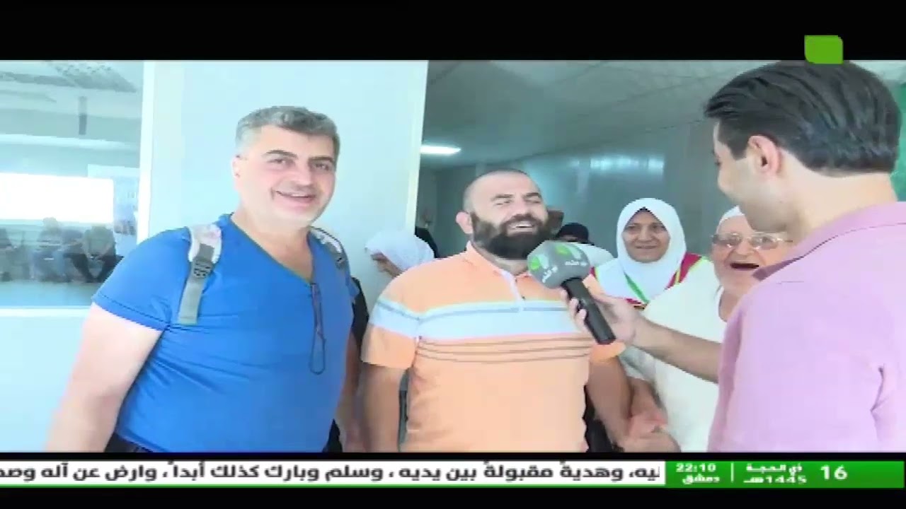 من مطار دمشق الدولي .. وصول أول طائرة لأجنحة الشام قادمة من المدينة المنورة وفيها حجاج البيت الحرام