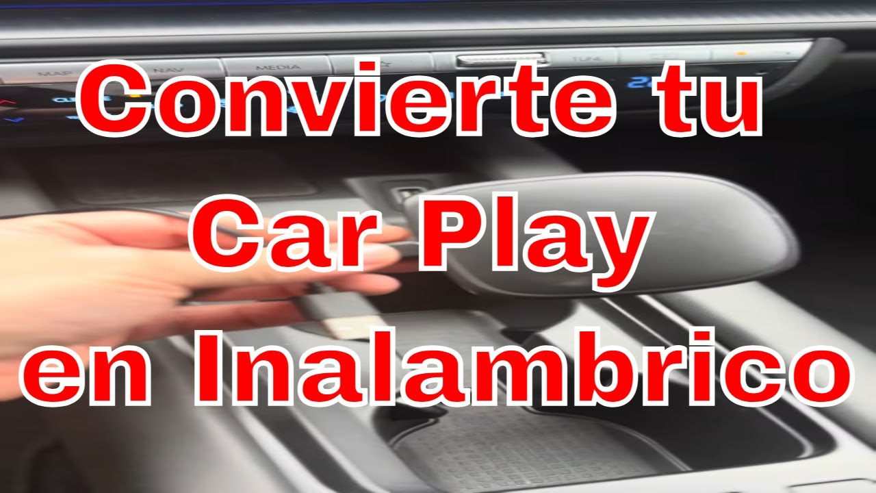 #carplay inal&aacute;mbrico o #androidauto con #autoabc
