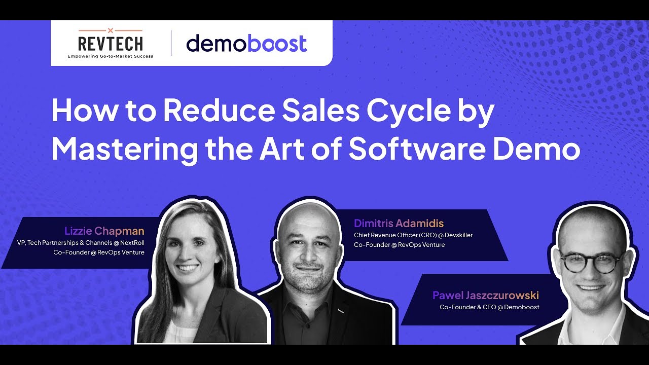 How to Reduce Sales Cycle by Mastering the Art of Software Demos | RevTech Podcast