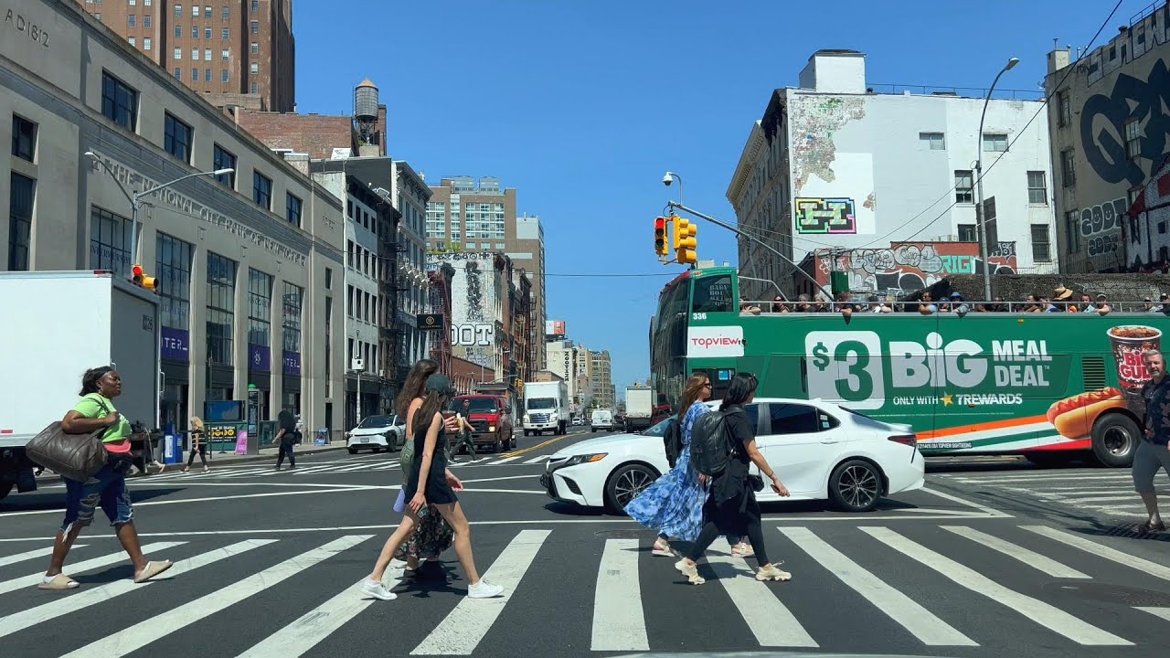 Driving from NYC to Philadelphia | Williamsburg Bridge, Holland Tunnel, Center City