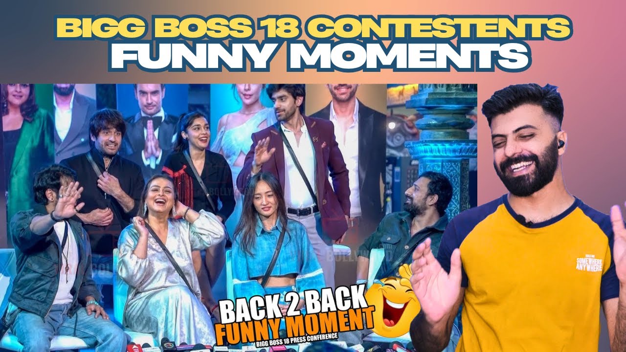 Bigg Boss 18 Contestants Back To Back Funny Moment｜ Vivian, Karan, Rajat, Chum, Esha | Bsn Reaction