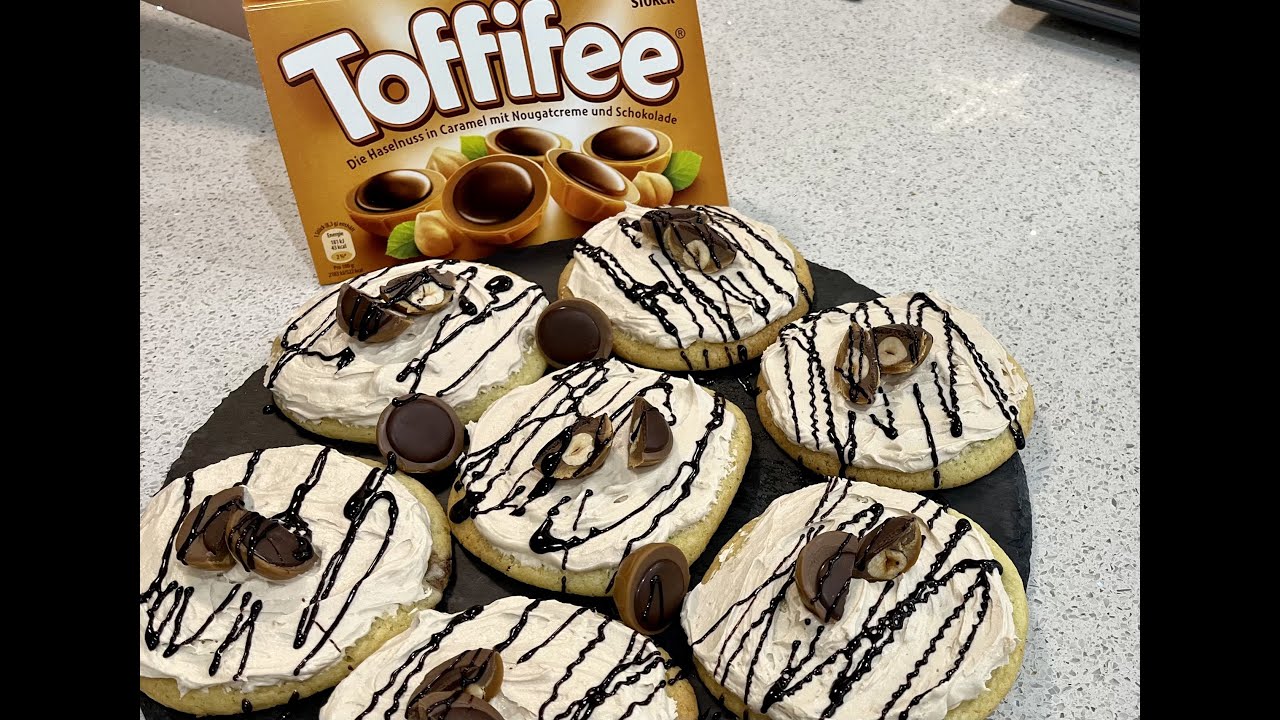 Toffifee Cookies-  schnell, leicht und lecker #toffeefindiklikurabiye #kurabiye #catlayankurabiye