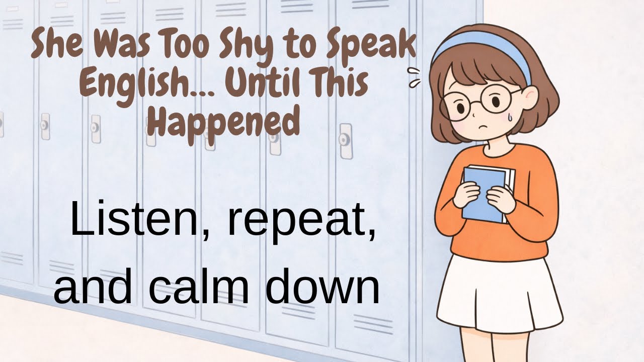 She Was Too Shy to speak English | Listen, repeat, and calm down#englishconfidence #easyenglish