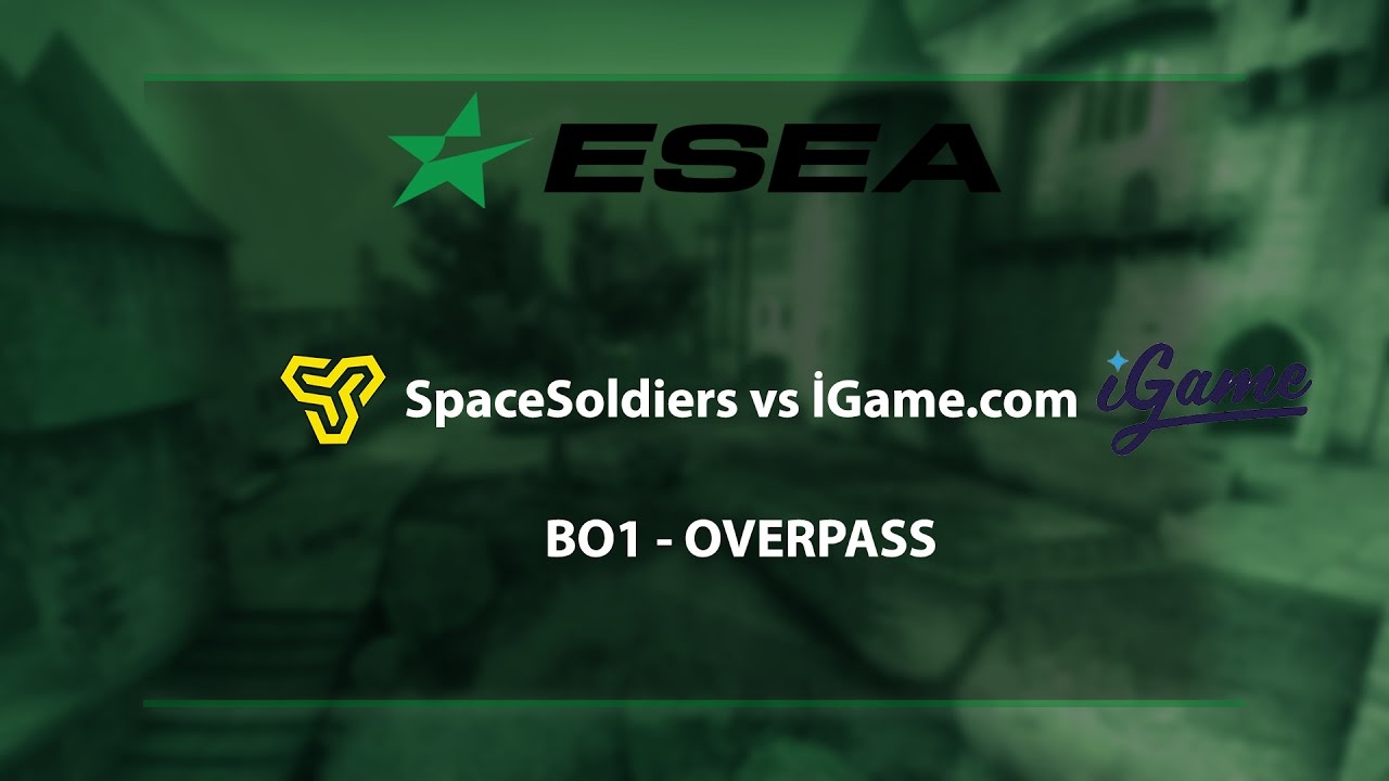 ESEA Premier Season 24 | Space Soldiers vs İGame.com (Overpass)