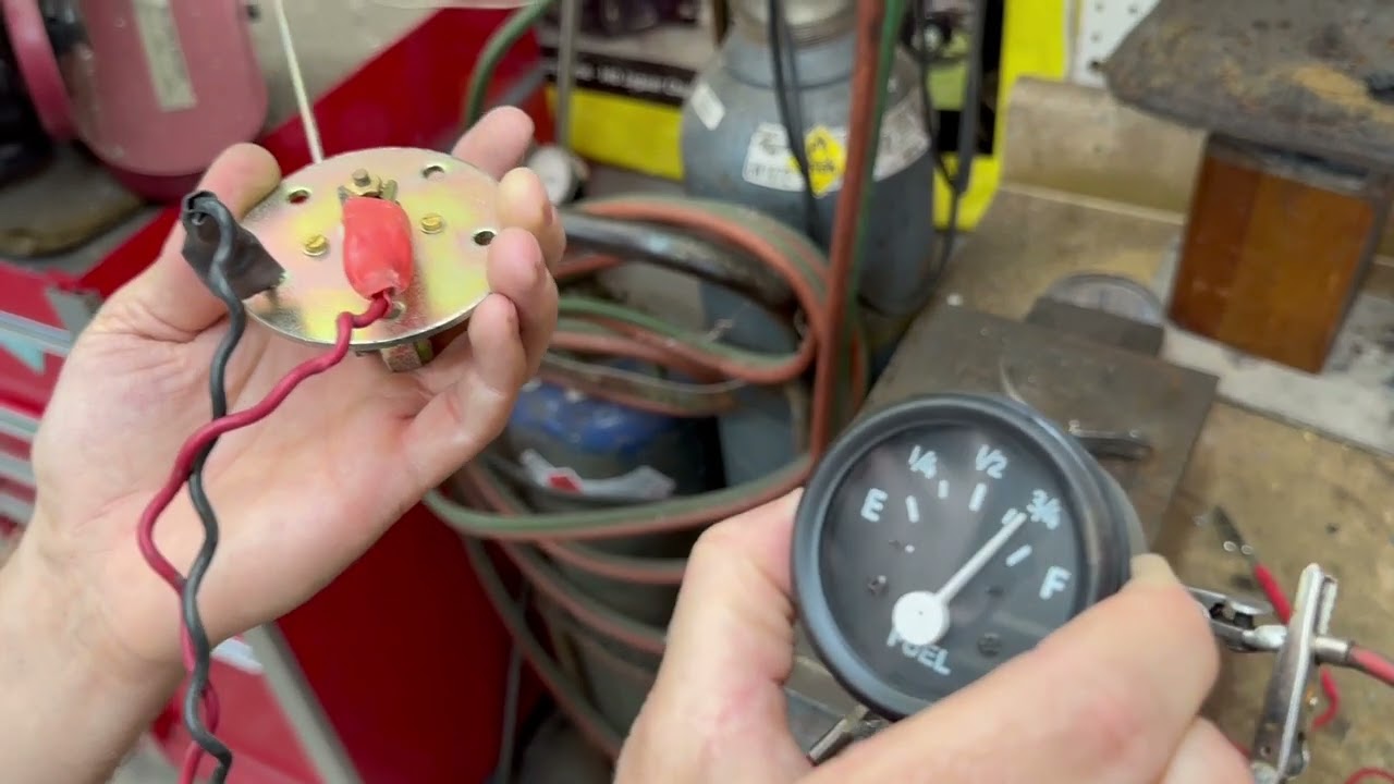 Fuel gauge and sender 6V Pos gnd