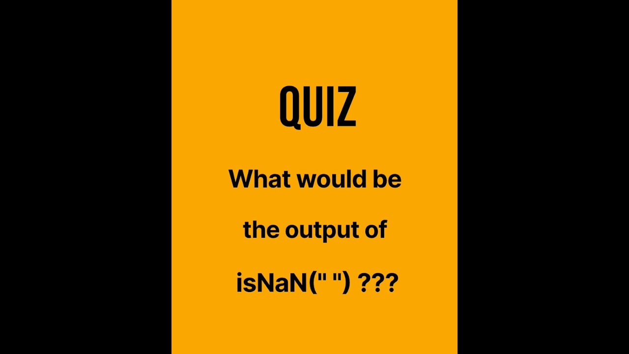 Unravel the Mystery of isNaN in 60 Seconds!
