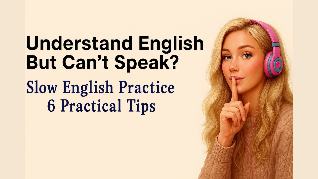 Why You Understand English But Can’t Speak? Slow English for Fluency & Shadowing | Easy Podcast