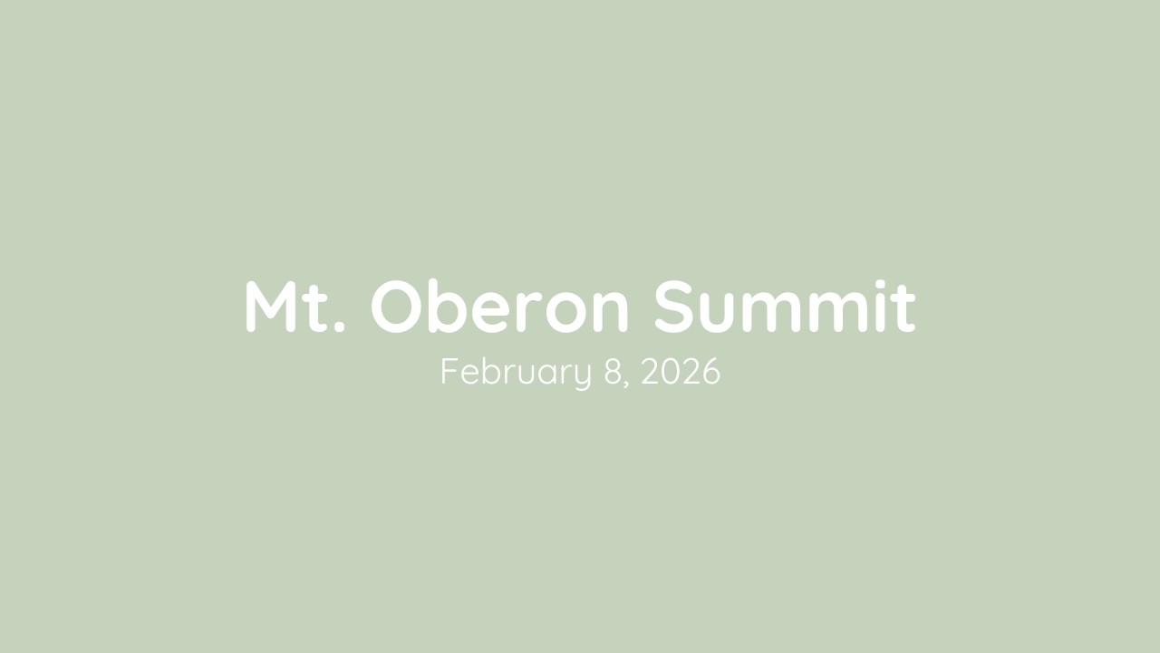 Mt  Oberon Summit