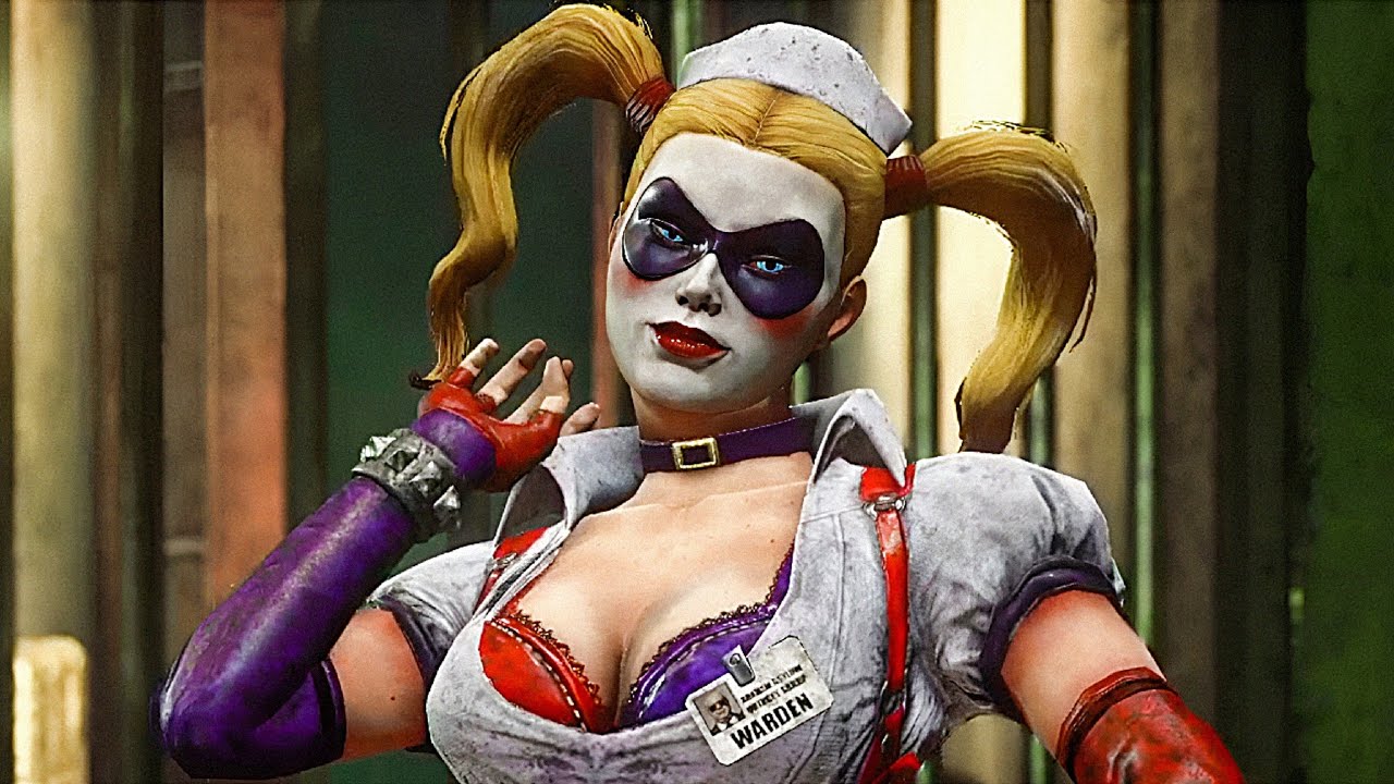 Batman: Arkham Asylum - All Harley Quinn Scenes