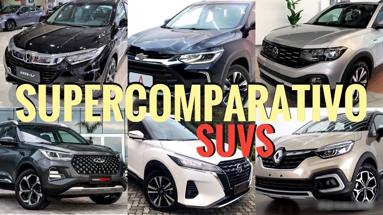 TIGGO 5XPRO vs T-CROSS vs CRETA vs KICKS vs CAPTUR vs TRACKER vs HR-V. Qual leva a melhor?