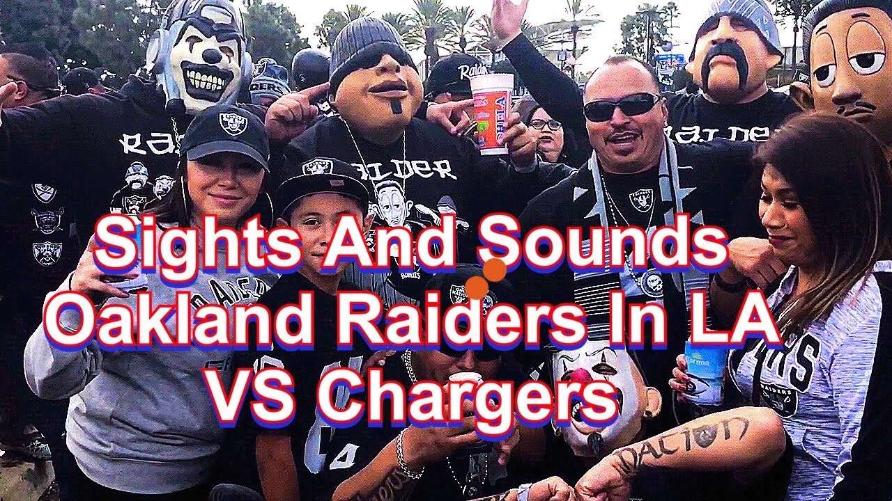 Sight And Sounds Oakland Raiders IN LA vs Chargers