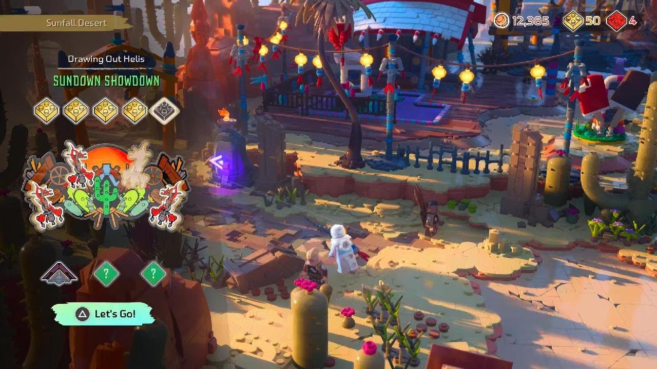 LEGO Horizon Adventures Father & Son Co-Op Drawing Out Helis: SUNDOWN SHOWDOWN