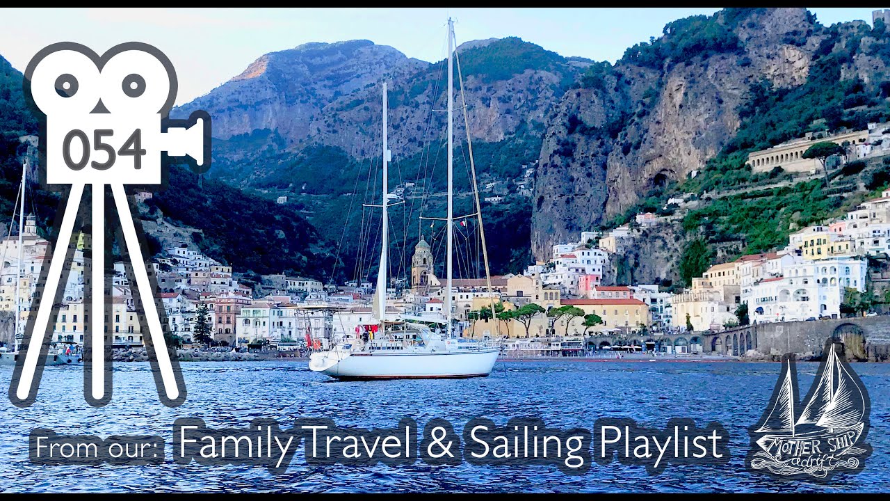 Sailing the Amalfi Coast of Italy, Visiting Herculaneum & Capri Island's Super Yacht Anchorage! Ep54