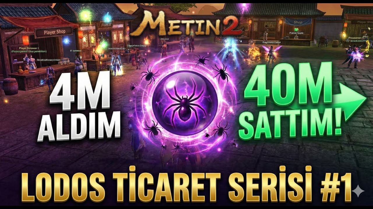 Metin2 Lodos Ticaret S 🔥LODOS TİCARET SERİSİ BAŞLIYOR! HEDEFİMİZ: 1 WON = 1000 EP! 🔥