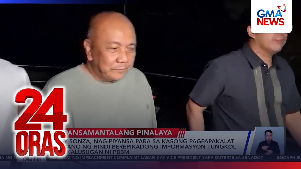 Jay Sonza, nagpiyansa para sa kasong pagpapakalat umano ng hindi berepikadong... | 24 Oras
