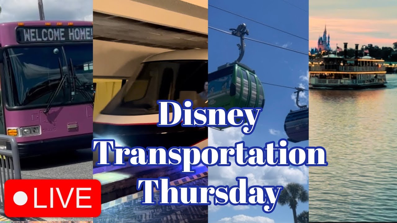🔴LIVE: Walt Disney World Resort Transportation Thursday | Riding around Disney World| 10-3-24